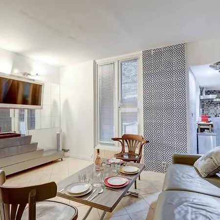 Maison Lombards Terrasse Lägenhet Paris